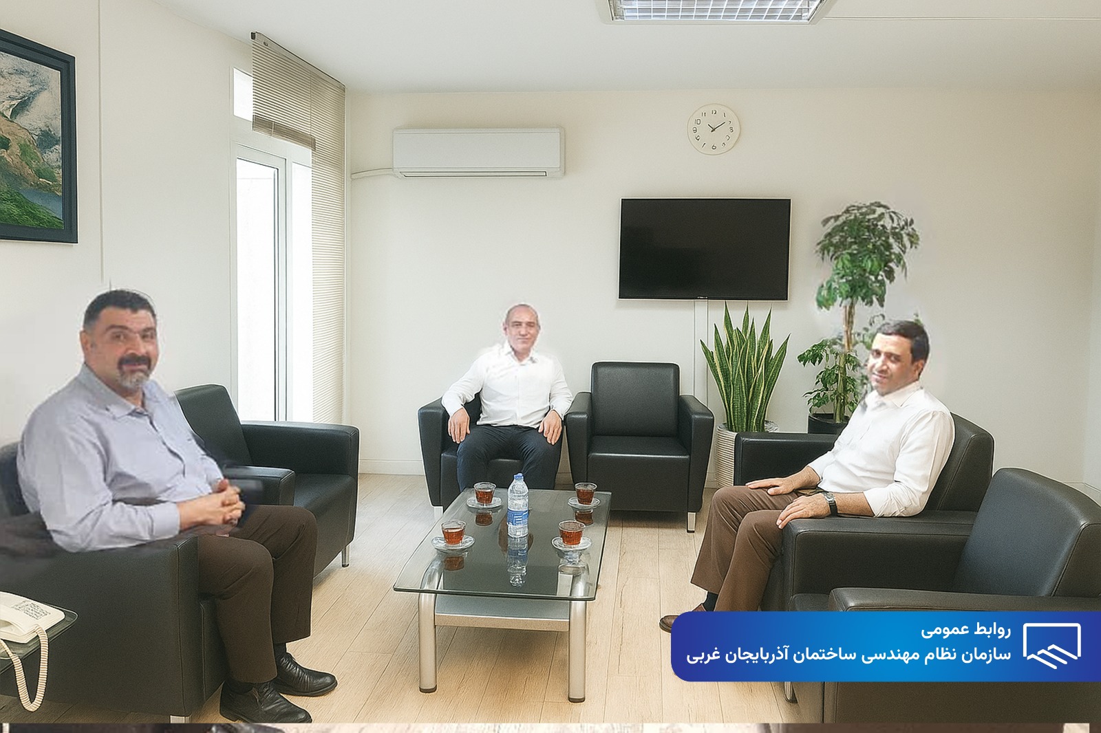 دیدار رئیس سازمان و عضو هیات مدیره سازمان با مهندس مقومی رییس سازمان نظام مهندسی ساختمان کشور